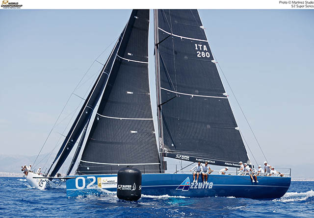 AZZURRA AL VIA DEL MONDIALE TP52 - News - Yacht Club Costa Smeralda