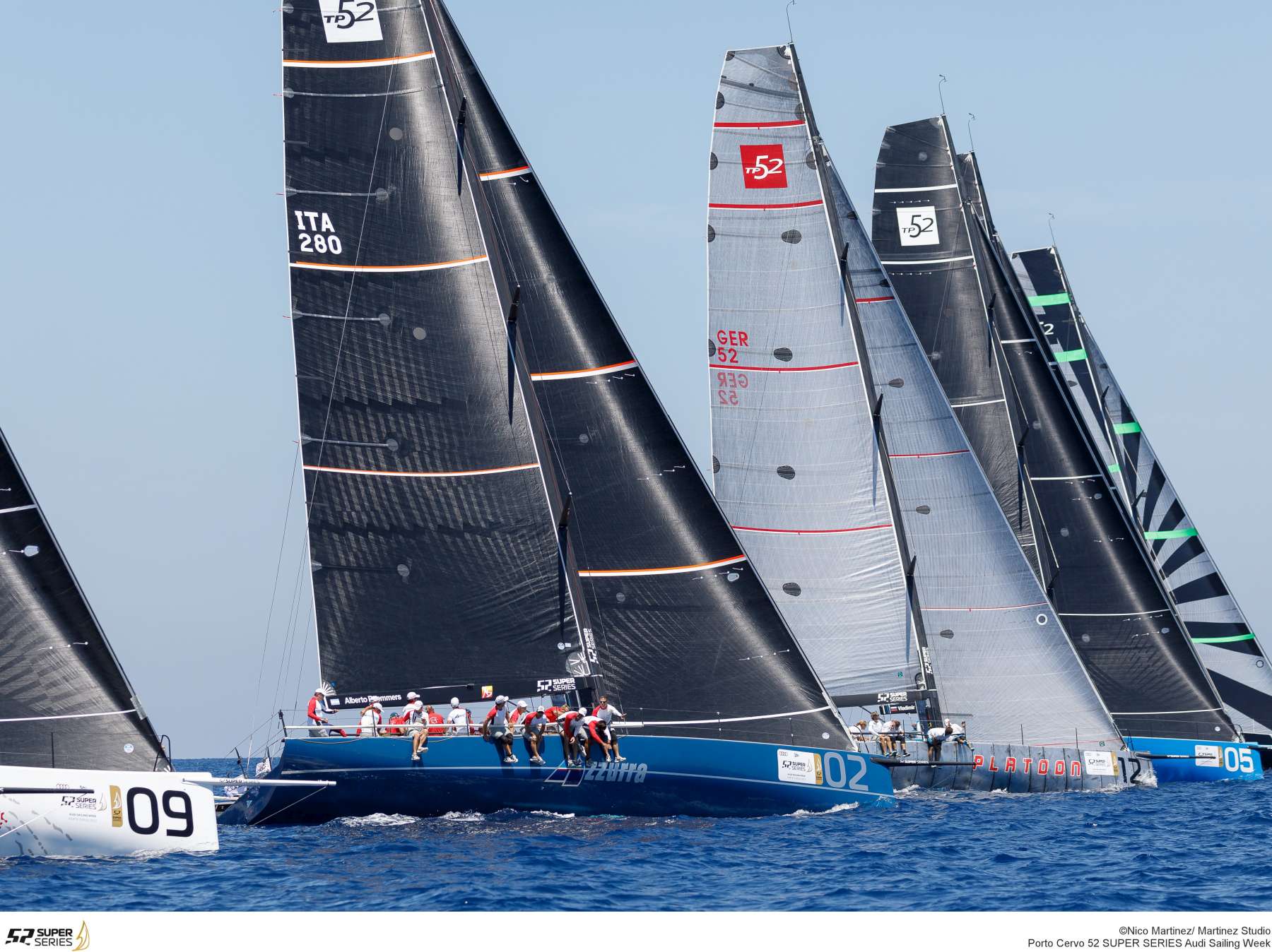Audi Sailing Week, 52 Super Series -  Foto race Day 1 online  - NEWS - Yacht Club Costa Smeralda