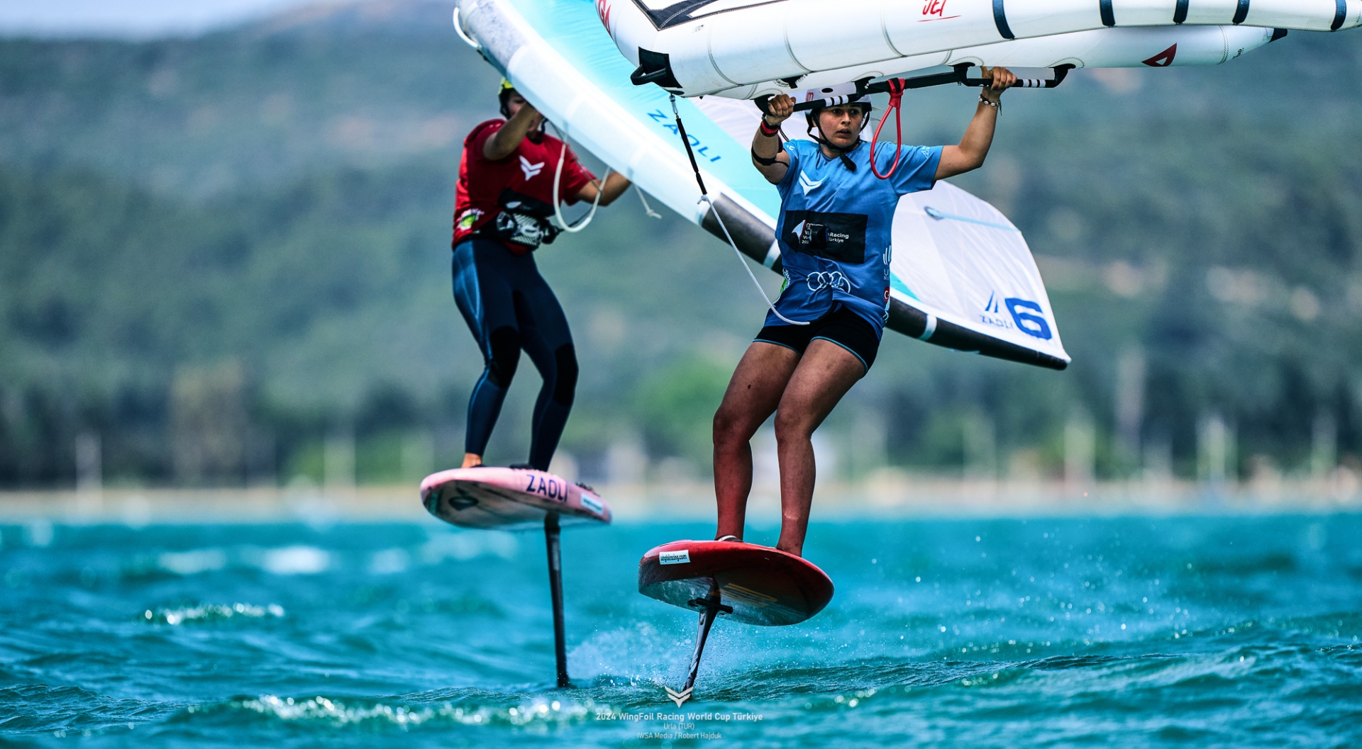 Maddalena Spanu sul podio del Campionato Mondiale WingFoil Racing in Turchia - NEWS - Yacht Club Costa Smeralda