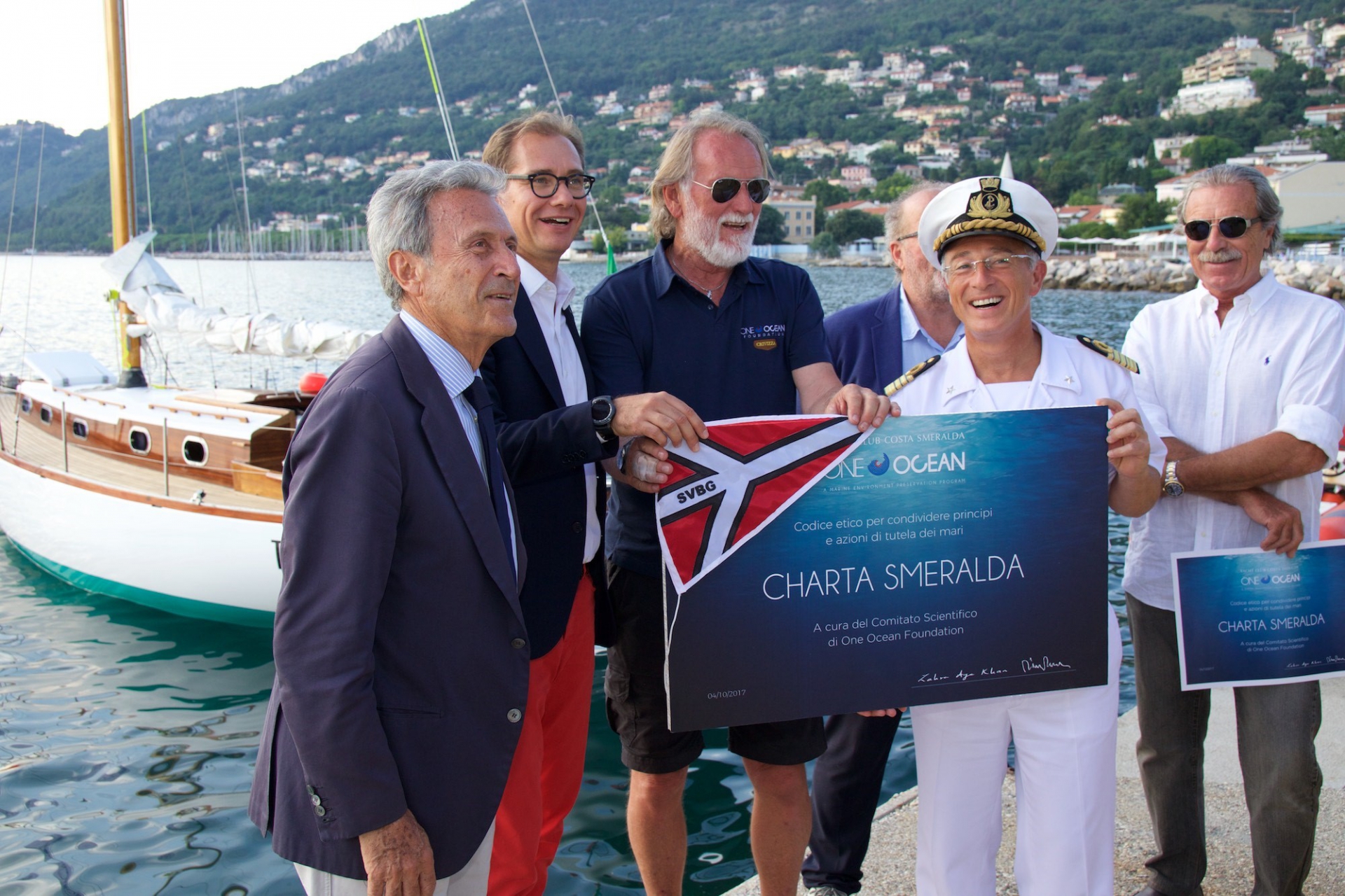 Fondazione One Ocean, l'Ambassador Mauro Pelaschier approda a Venezia - News - Yacht Club Costa Smeralda