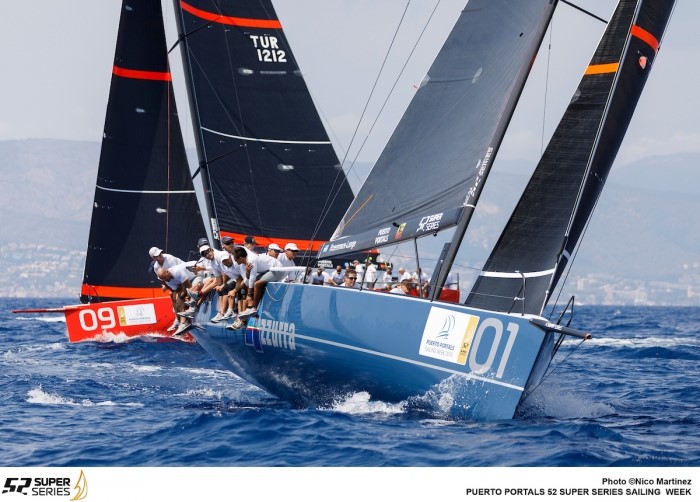 AZZURRA IS SECOND AT THE PUERTO PORTALS 52 SUPER SERIES - News - Yacht Club Costa Smeralda