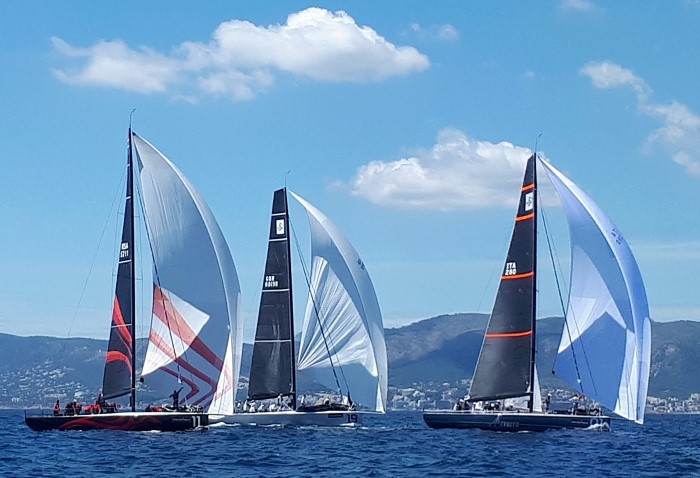 THE TP52 AZZURRA TAKES THE LEAD ON DAY ONE AT PALMAVELA - News - Yacht Club Costa Smeralda