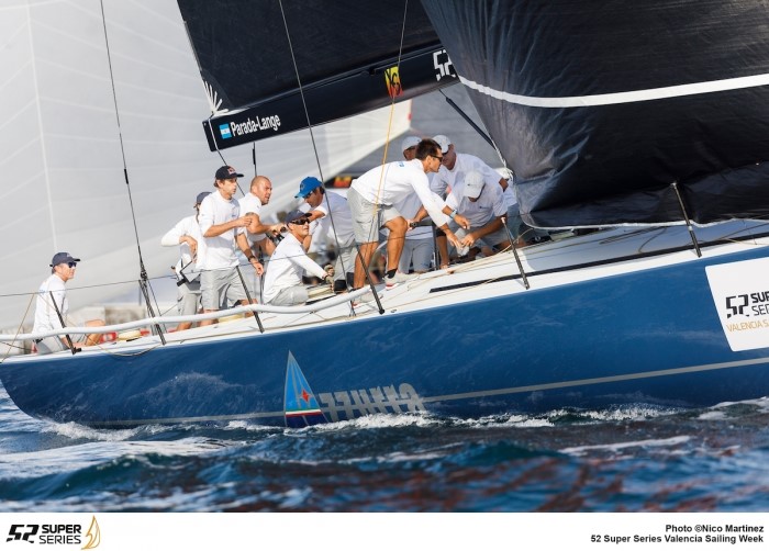 Azzurra shares the lead after the first day at the valencia 52 super series - News - Yacht Club Costa Smeralda