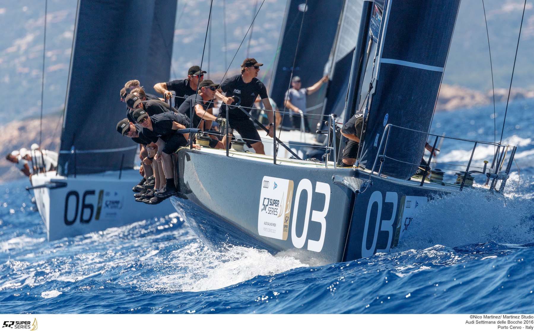 Provisional results are shaken up at the Audi Sailing Week - 52 Super Series - News - Yacht Club Costa Smeralda