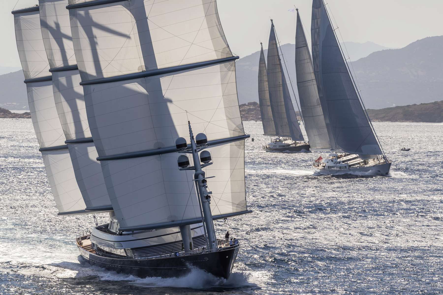 Maltese Falcon and Silencio triumph in seventh edition of Perini Navi Cup - NEWS - Yacht Club Costa Smeralda