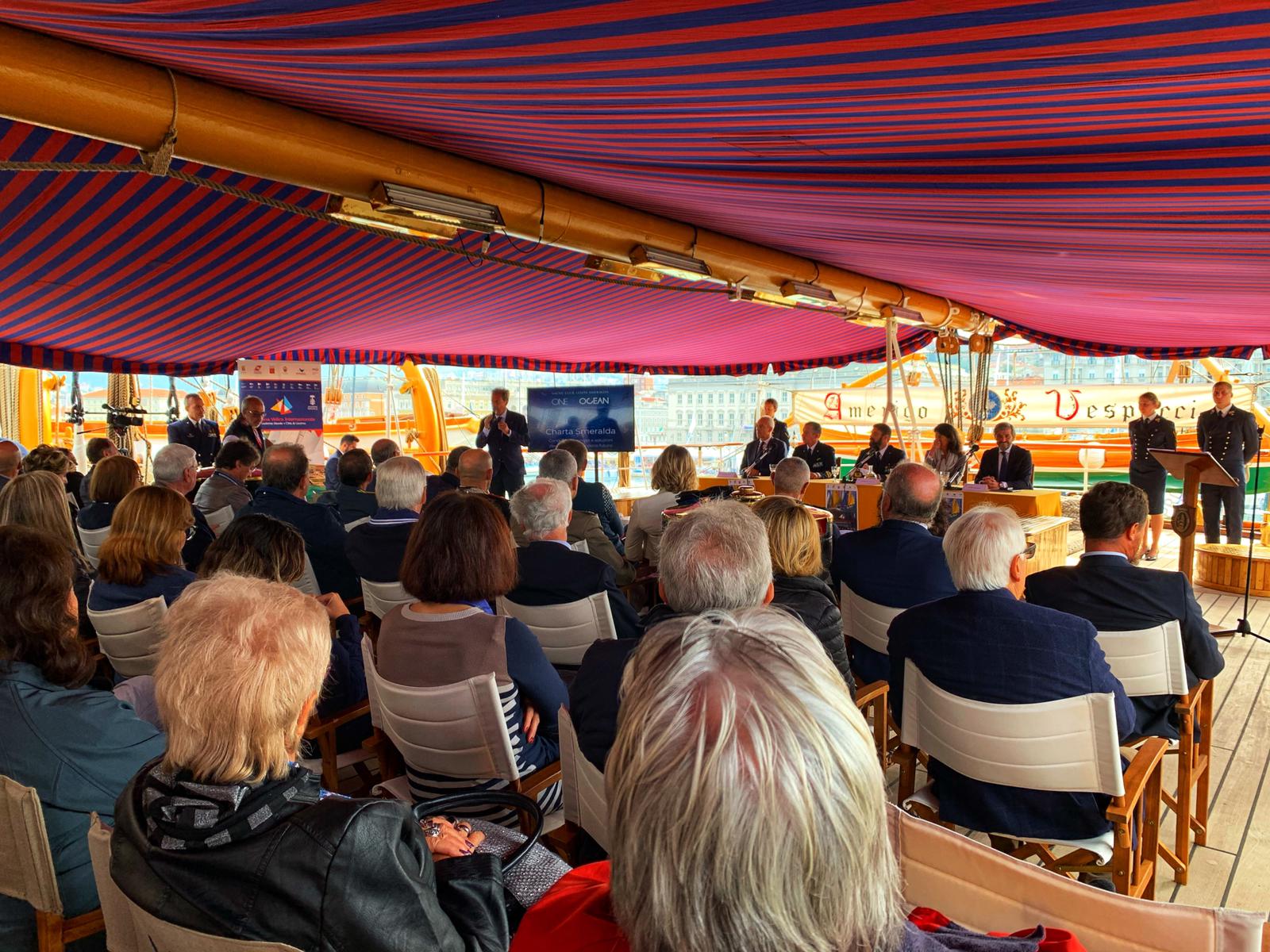 Settimana Velica Internazionale 2020 presented on Nave Vespucci  - NEWS - Yacht Club Costa Smeralda