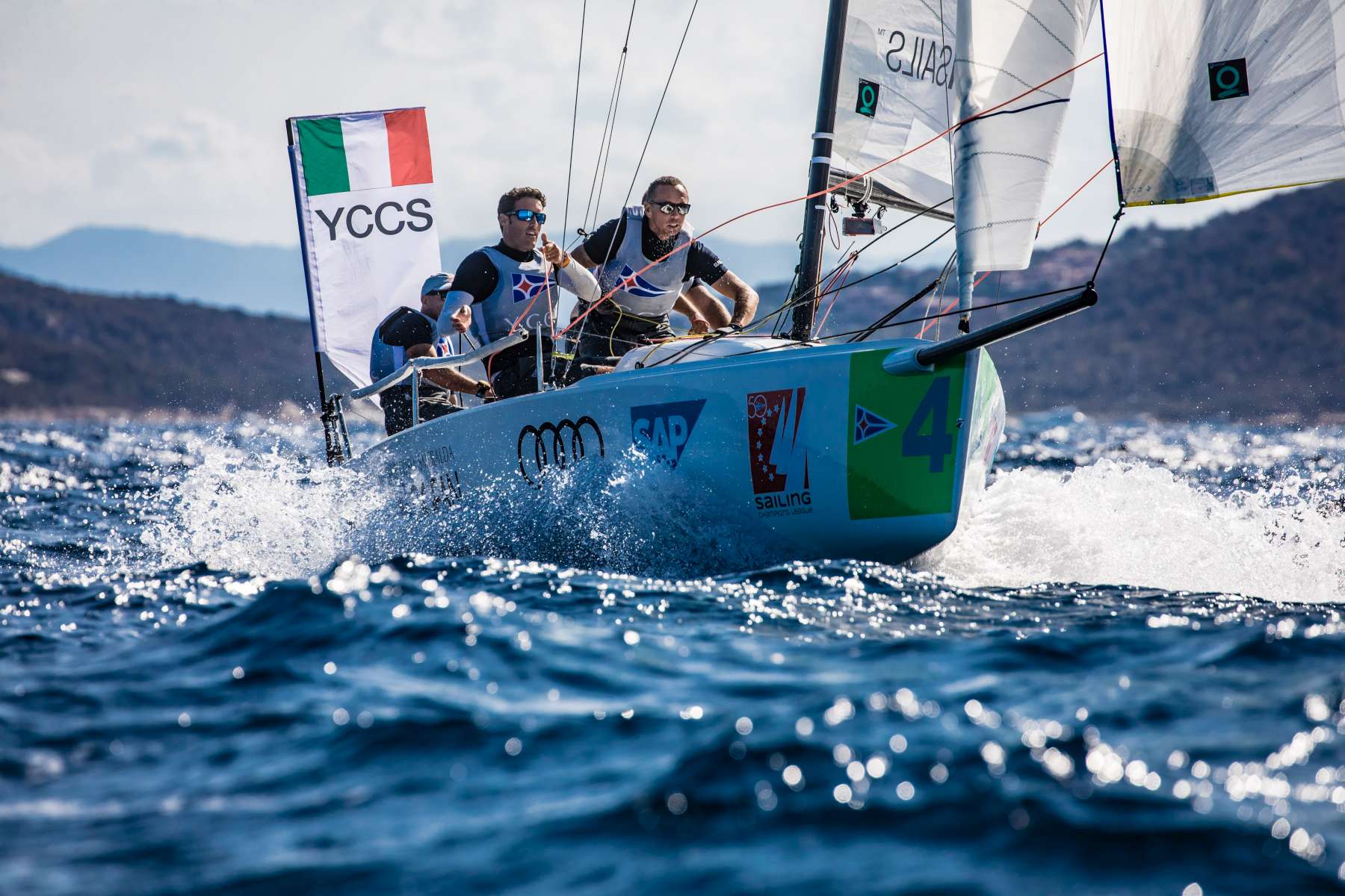  Intense penultimate day at Audi SAILING Champions League Final - News - Yacht Club Costa Smeralda