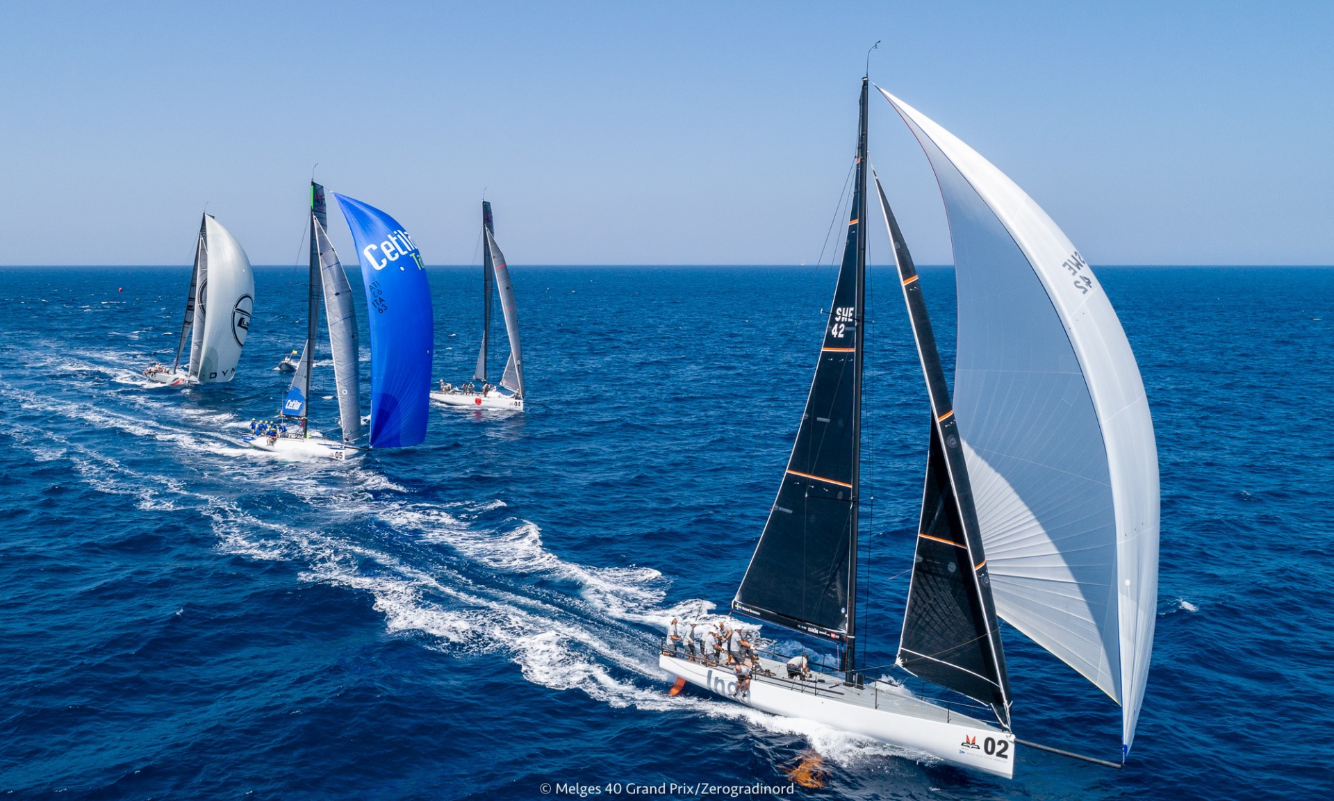 Sikon's in the lead at the first day of the One Ocean Melges 40 Grand Prix  - NEWS - Yacht Club Costa Smeralda