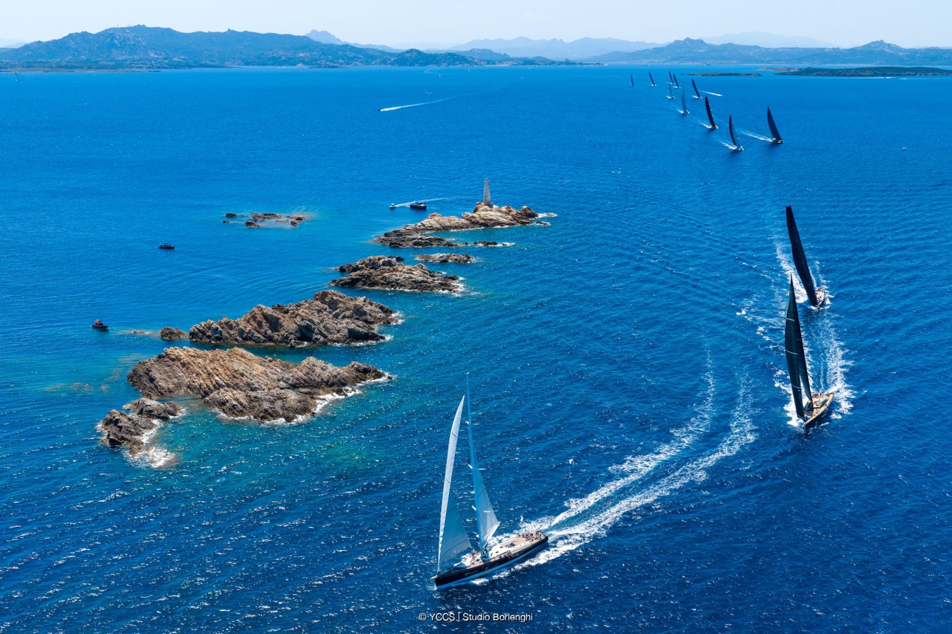 Perfect first day for Giorgio Armani Superyacht Regatta - News - Yacht Club Costa Smeralda