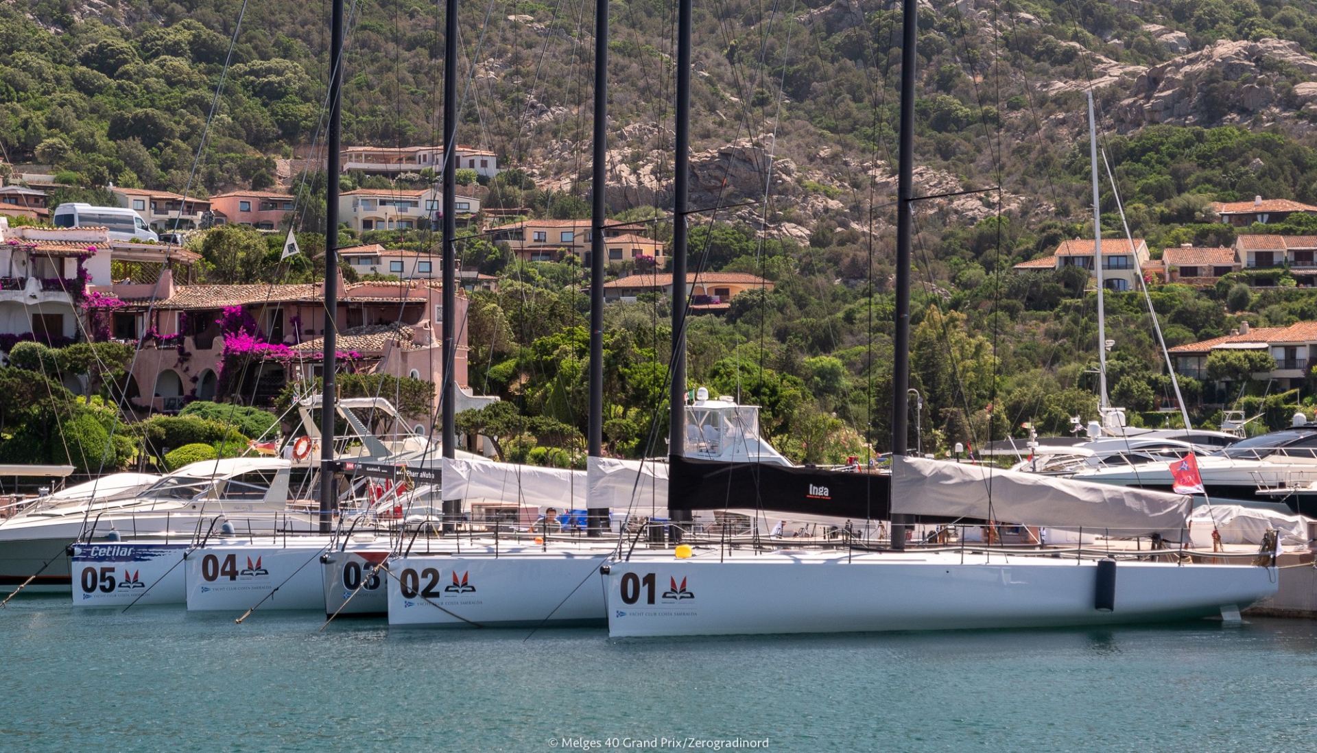 Il troppo vento ferma la flotta Melges 40 - Comunicati Stampa - Yacht Club Costa Smeralda