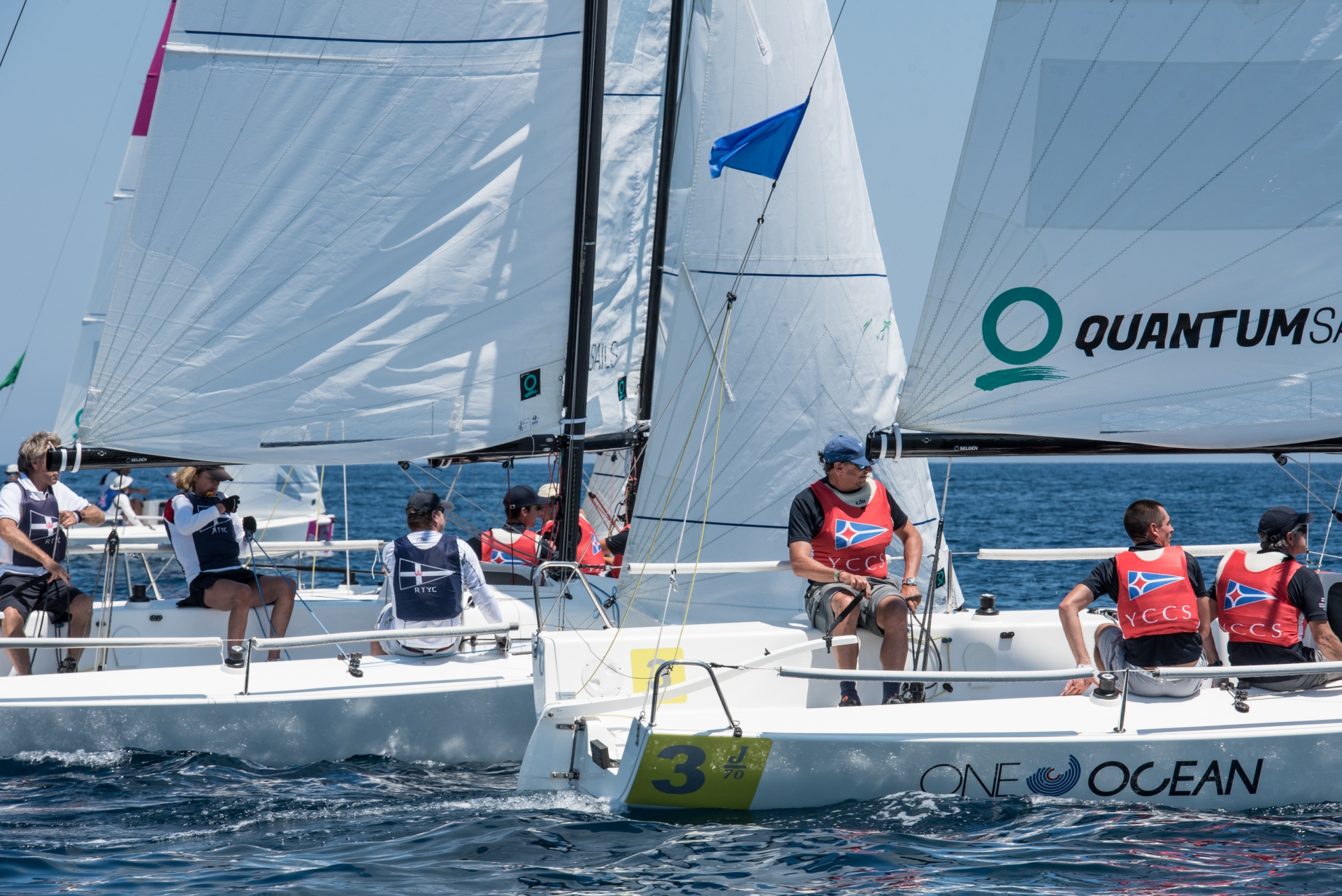 Audi Invitational Team Racing Challenge: YCCS team takes early lead - Press Release - Yacht Club Costa Smeralda