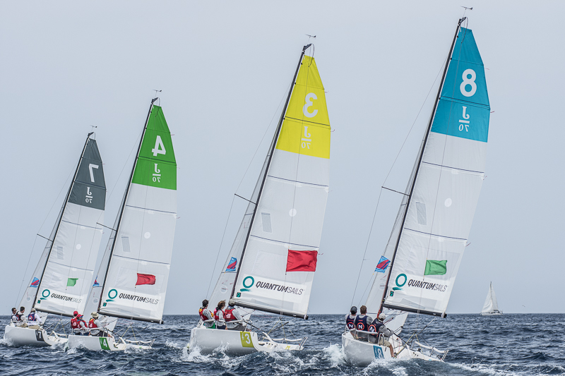 USA on top after day one of Invitational Team Racing Challenge - NEWS - Yacht Club Costa Smeralda