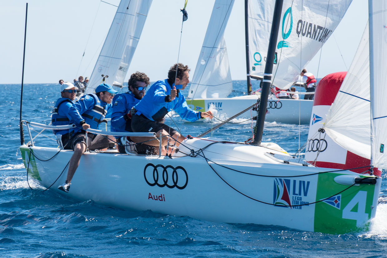 Il Circolo Canottieri Aniene vince l'Audi - Italian Sailing League - Porto Cervo - News - Yacht Club Costa Smeralda