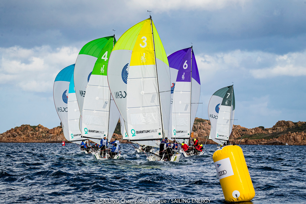 Audi SAILING Champions League Final, two flights are completed in the first day of racing - News - Yacht Club Costa Smeralda