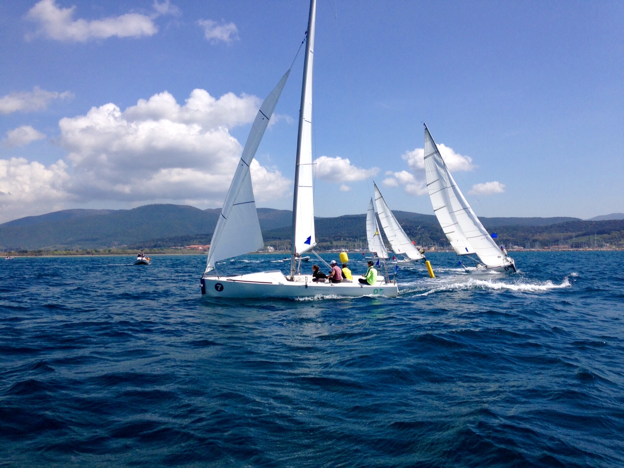 YCCS IN SECOND PLACE AFTER DAY 1 OF SCARLINO 2K RACING - NEWS - Yacht Club Costa Smeralda