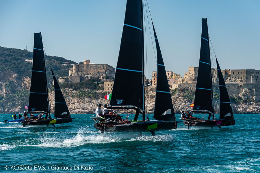 Day one of Youth Foiling Gold Cup - News - Yacht Club Costa Smeralda